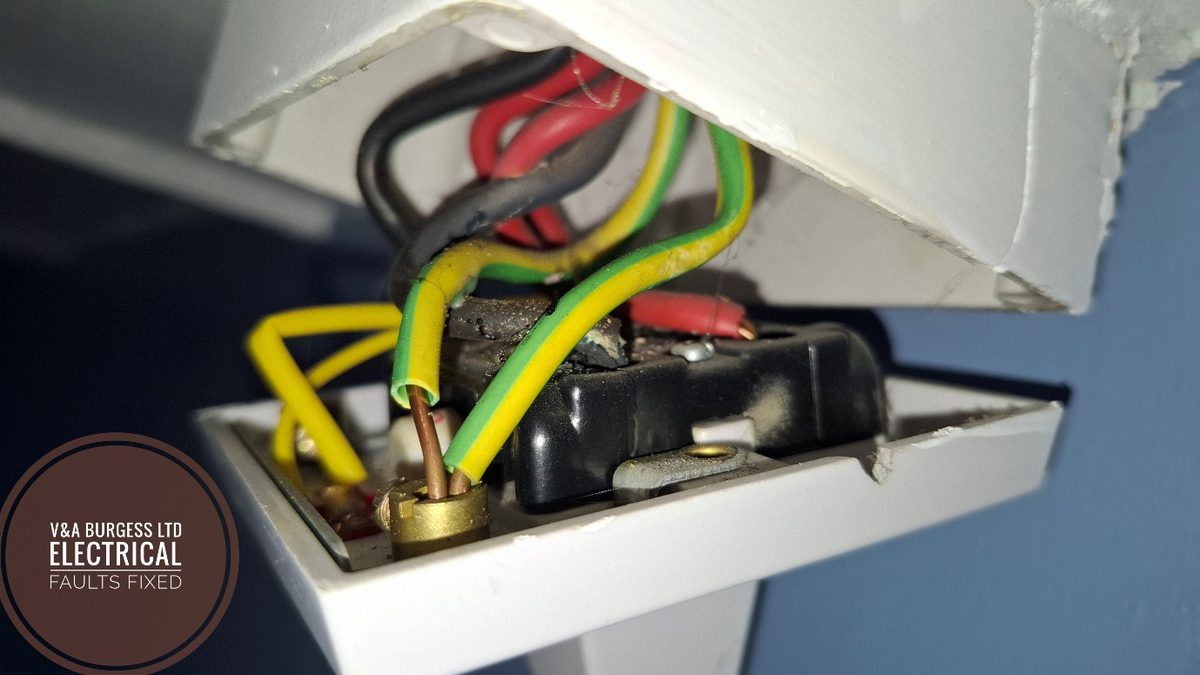 Consumer unit with a tripping RCD at a 1930s semi in Woolton, Liverpool